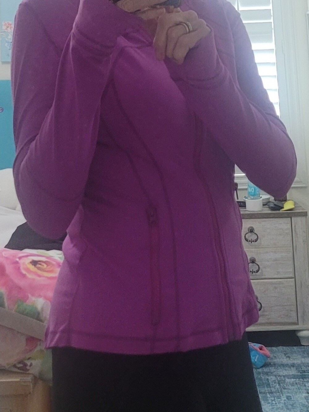 Lulu Lemon Vintage Women’s Bright Purple Zip-Up Active/define Jacket - Picture 14 of 14